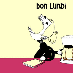 Gif Bon lundi café